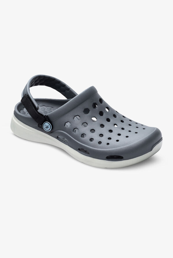 Joybees Unisex Modern Charcoal/Light Nursing Clogs - null - 5