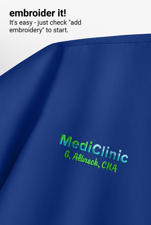 Chaqueta m&eacute;dica Cherokee Workwear Professionals con botones a presi&oacute;n y 3 bolsillos para mujer - Galaxy - 3