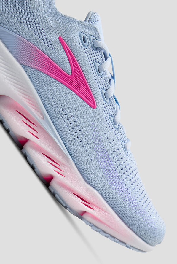 Zapatillas deportivas de enfermer&iacute;a Brooks Glycerin Flex Skyway/Cyber Pink/Blazing Bell con cordones para mujer - null - 3