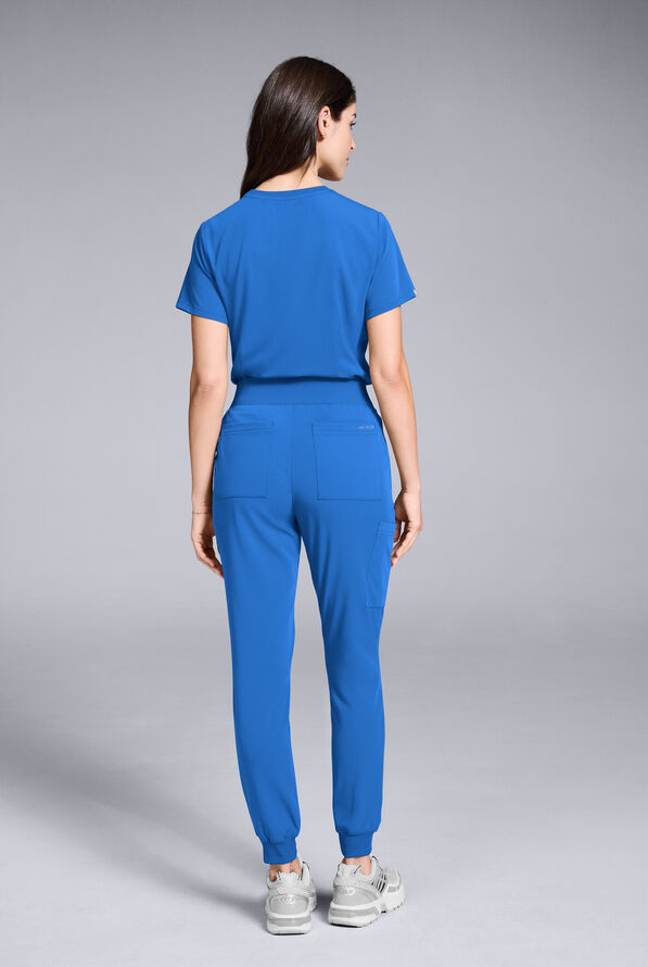 Hypothesis Women's Crew Neck & Jogger Scrub Set - Royal - 3