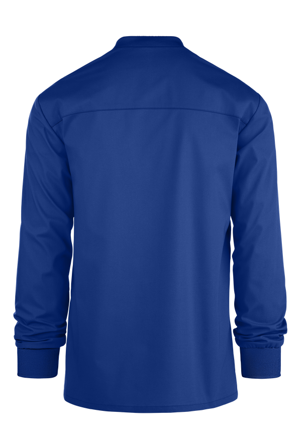 Cherokee Workwear Professionals Men's 3-Pocket STRETCH Snap Front Scrub Jacket - Galaxy - 2