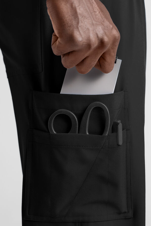 Easy STRETCH Men's Scrub Set - Onyx Black - 6