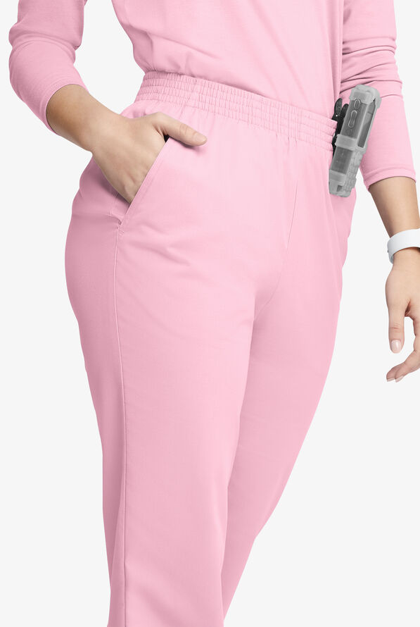 Butter-Soft Originals Women's 2-Pocket High Waisted Straight Leg Scrub Pants - Blush - 2
