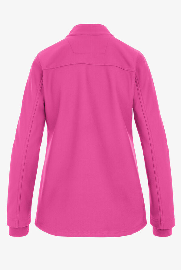 Chaqueta m&eacute;dica Carhartt Force Rugged Flex de felpa con 3 bolsillos para mujer - Electric Fuchsia - 2