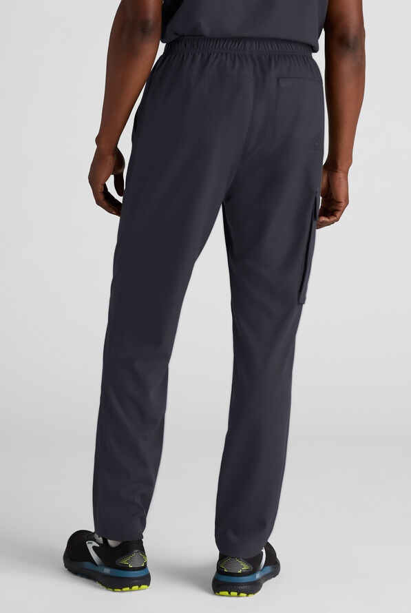 Pantal&oacute;n m&eacute;dico Grey's Anatomy&trade; by Barco Emerge Nolan STRETCH estilo cargo con 3 bolsillos para hombre - Steel Gray - 2