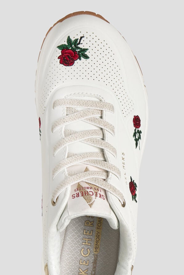 Zapatillas deportivas Skechers Street UNO - Champagne and Roses White con cordones - null - 2