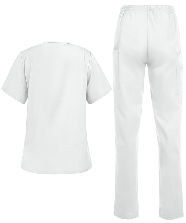 Conjunto de uniforme médico Strictly Scrubs Petite para mujer - White - 2