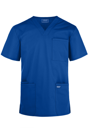 Cherokee Workwear Professionals Men's 4-Pocket STRETCH V-Neck Scrub Top