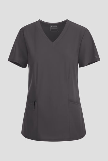 Blusa m&eacute;dica Infinity Pursuit STRETCH con cuello en V y 3 bolsillos para mujer