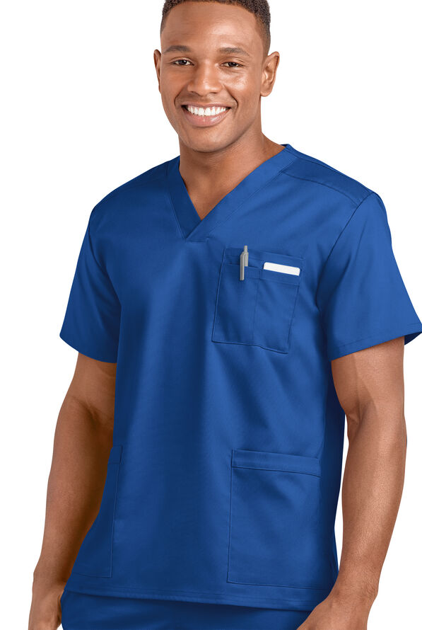 Strictly Scrubs Active STRETCH 14 -Pocket Unisex Scrub Set - Royal - 2