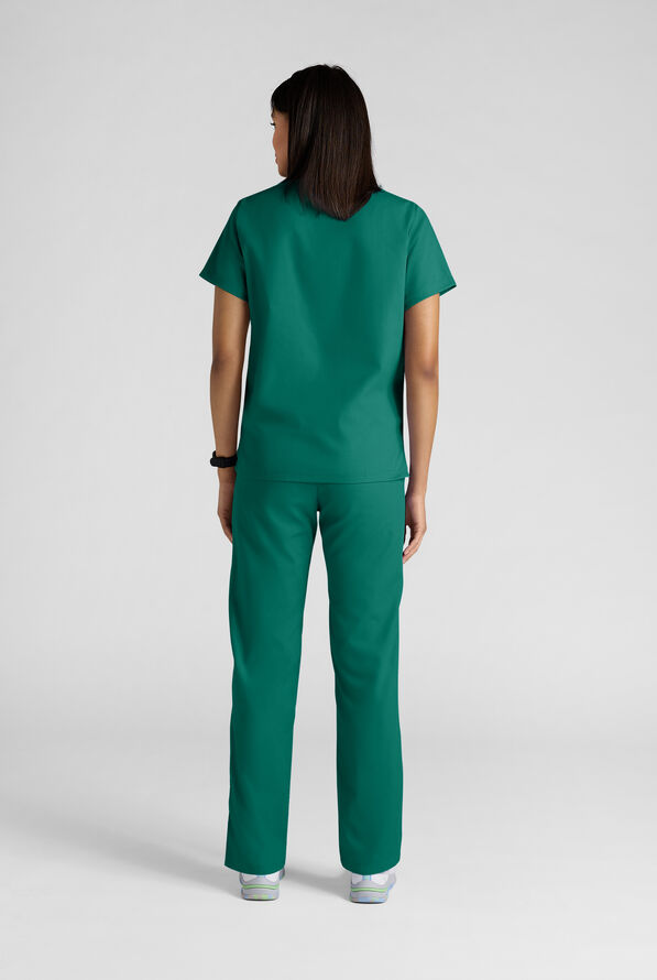 Conjunto de uniforme médico Strictly Scrubs con 4 bolsillos para mujer - Hunter - 5