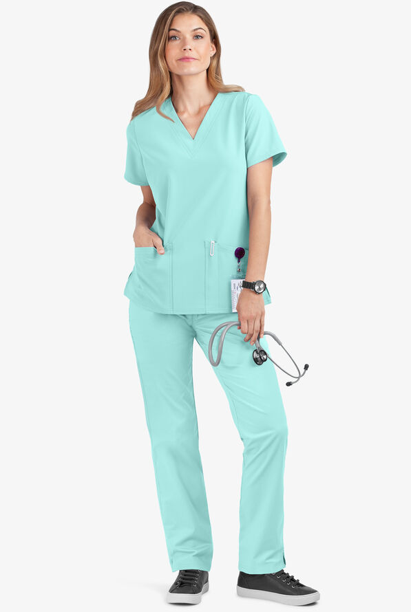 Advantage STRETCH by Butter-Soft Women's Scrub Set - Sea Frost - 2