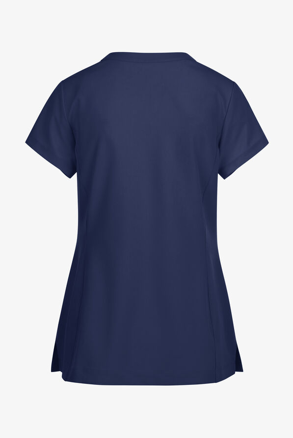 Blusa médica Skechers by Barco Coast STRETCH con tapeta en el cuello en V y 2 bolsillos para mujer - Navy - 2