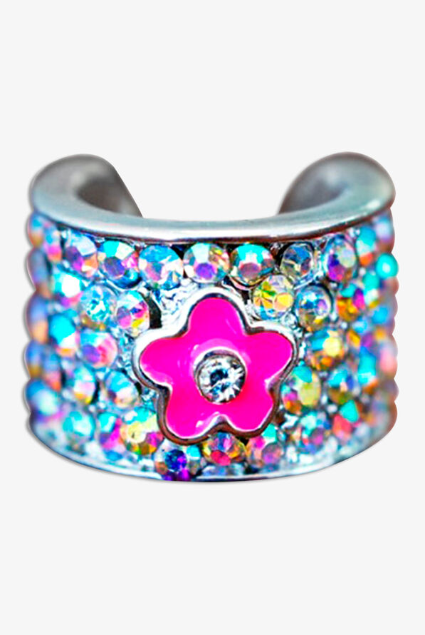 CharMED Flower Crystal Adjustable Stethoscope Charm - null - 1