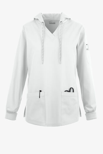 Sudadera m&eacute;dica manga larga Butter-Soft Originals con capucha y 5 bolsillos para mujer