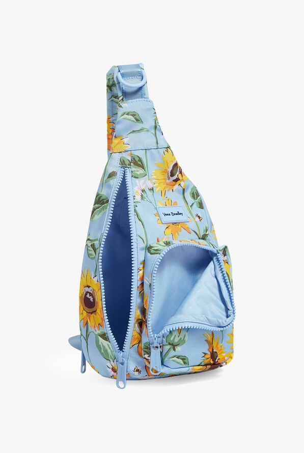 Vera Bradley ReActive Sunflower Sky Women's Mini Sling Backpack - null - 2