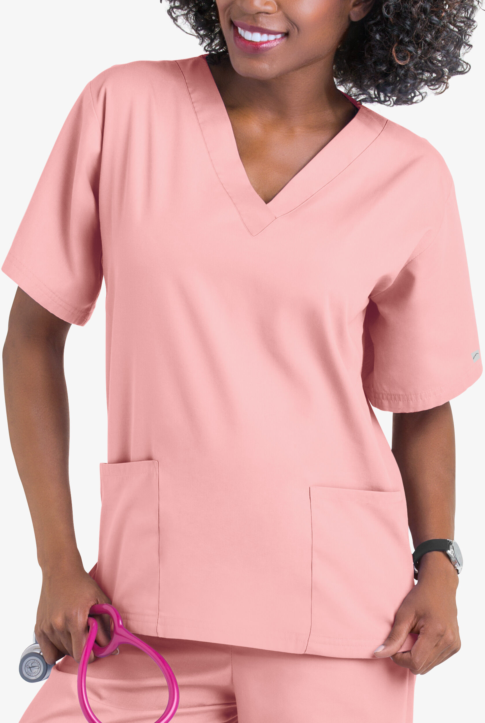 Solid Scrub Tops