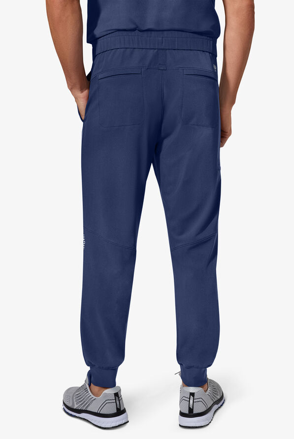 Pantal&oacute;n m&eacute;dico Healing Hands 360 Nolen STRETCH estilo jogger con cord&oacute;n y 6 bolsillos para hombre - Navy - 3
