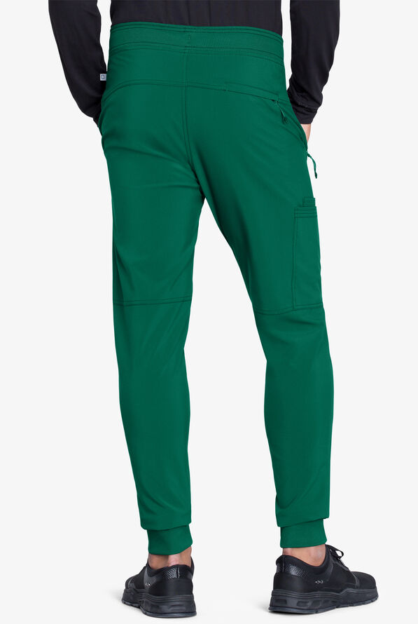 Infinity Men's 5-Pocket STRETCH Cargo Jogger Scrub Pants - Tall - Hunter - 2