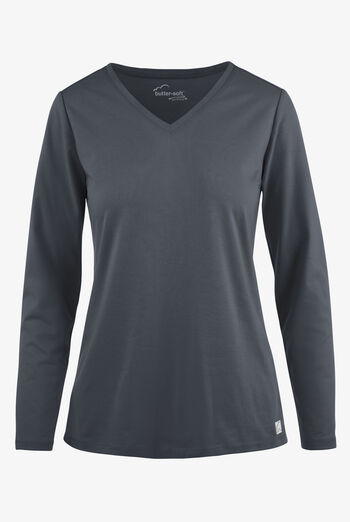 Butter-Soft STRETCH Women’s Cotton-Rich V-Neck Knit Underscrub