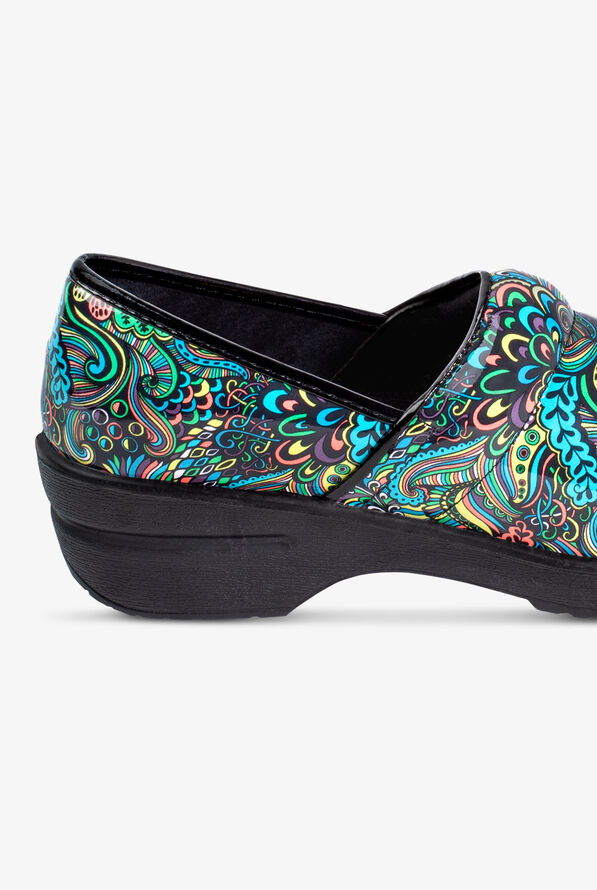 Savvy Women's Brandy Green Mardi Gras Nursing Clogs - null - 4