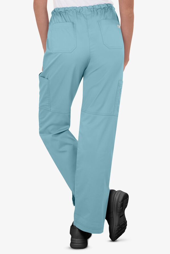 Pantal&oacute;n m&eacute;dico Butter-Soft STRETCH Tall con cord&oacute;n y 10 bolsillos para mujer - Dew Drop - 3
