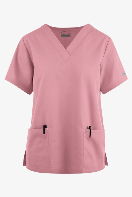 Butter-Soft Originals Women's 2-Pocket V-Neck Scrub Top