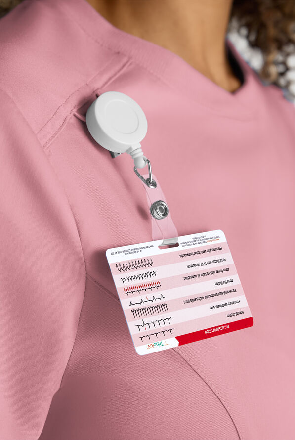 Butter-Soft STRETCH FLXTEK+ Women's 3-Pocket Crew Neck Scrub Top - Cosmo Pink - 2