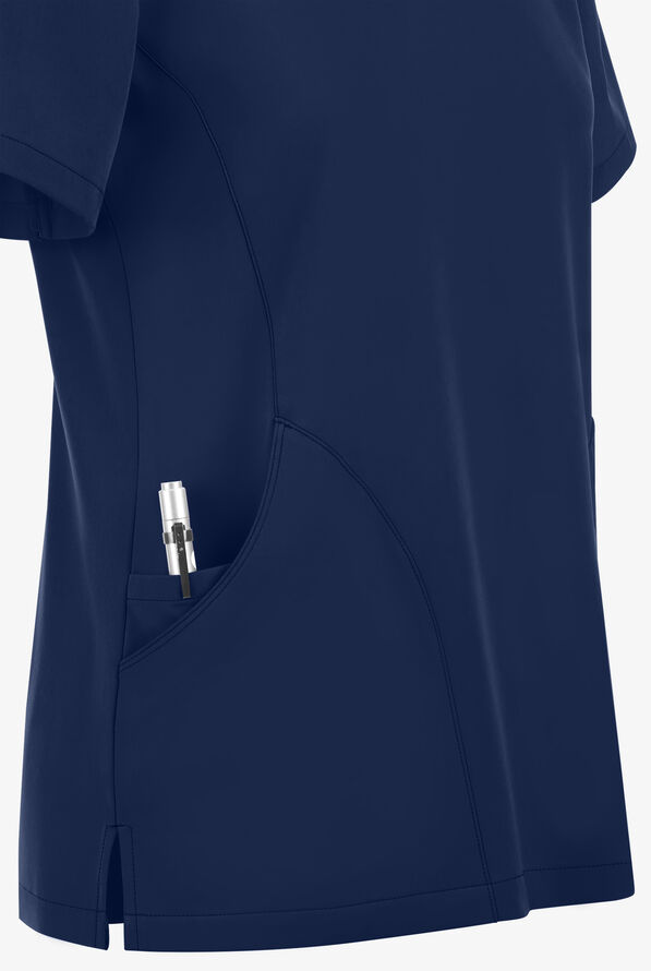 Maevn Matrix Impulse Women's 3-Pocket STRETCH V-Neck Scrub Top - Navy - 3