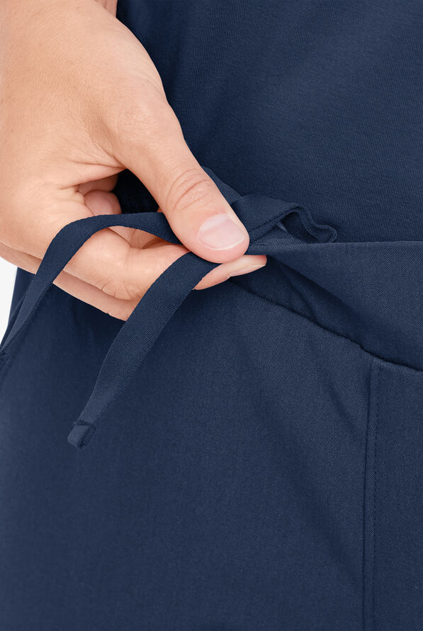 MOVEMENT by Butter-Soft Vega Women's 5-Pocket Flat Front Jogger STRETCH Scrub Pants - Tall - Navy - 3