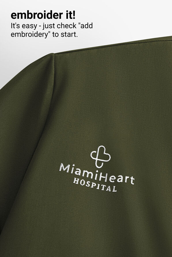 Skechers by Barco Stability Women's 2-Pocket STRETCH Warm-Up Scrub Jacket - Olive - 4