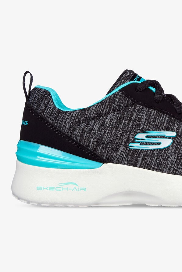 Skechers Sport Women's Skech-Air Dynamight Black/Aqua Athletic
