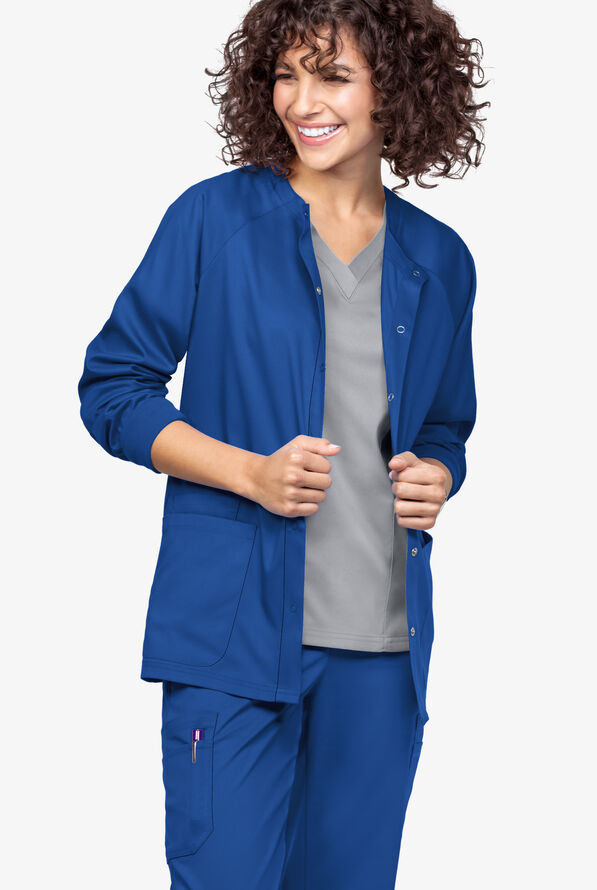 UA Flex2 Long Sleeve Warm Up Scrub Jacket, Nursing Jackets