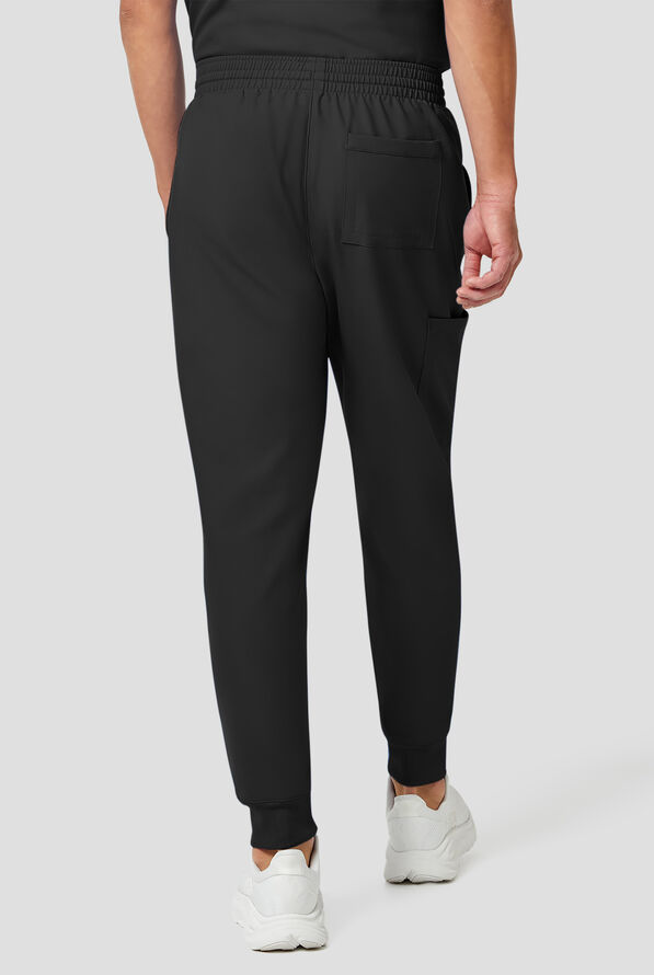 Pantal&oacute;n m&eacute;dico Cherokee Workwear Originals Ultra estilo jogger con cord&oacute;n y 4 bolsillos para hombre - Black - 2