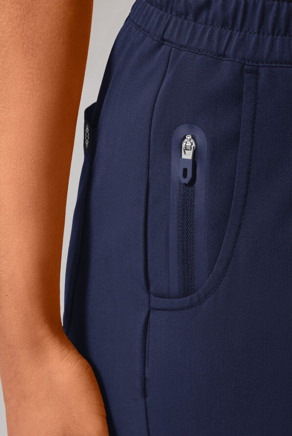 Hypothesis Duo Base Women's 6-Pocket Wide Leg Jumpsuit - Navy - 8