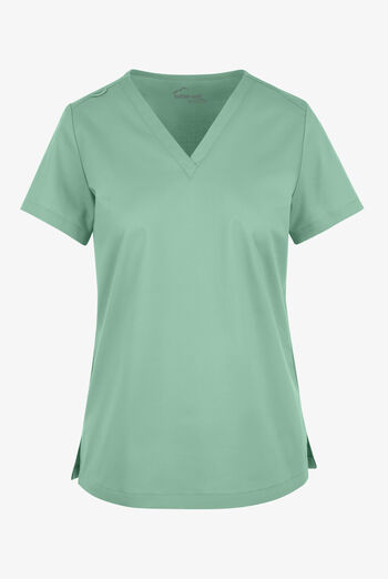 Butter-Soft STRETCH Women's V-Neck Tuck In Top
