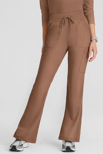 Grey's Anatomy&trade; by Barco Spandex STRETCH Kristi Women's 7-Pocket High-Rise Flare Leg Scrub Pant