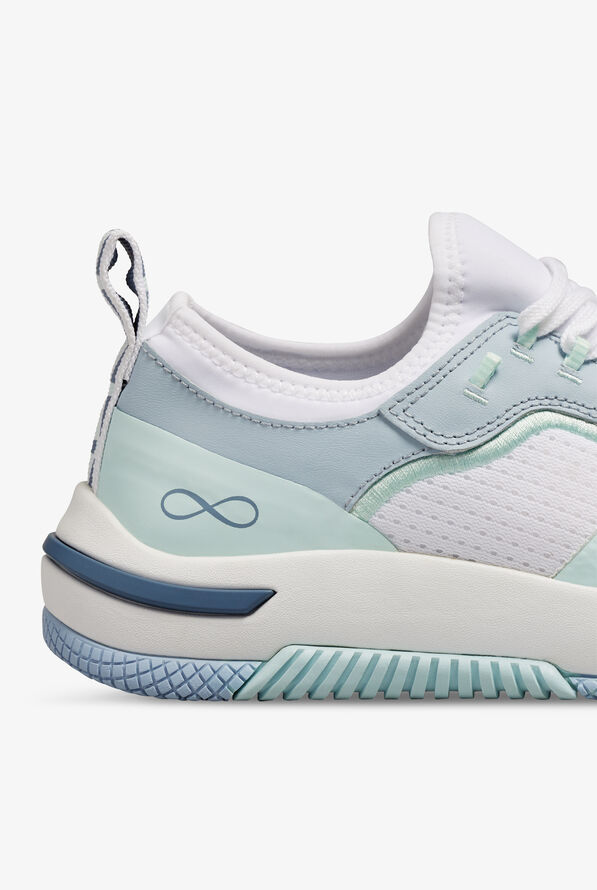 Infinity Women's Dart Sea Foam/White Athletic Lace Up Nursing Shoes - null - 4