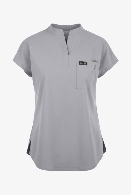 koi Basics Ari Women's 1-Pocket STRETCH Dolman Sleeve Mandarin Collar Scrub Top