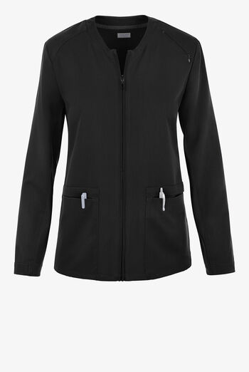 Cherokee Atmos Women's 3-Pocket STRETCH Coolmax Zip Front Scrub Jacket