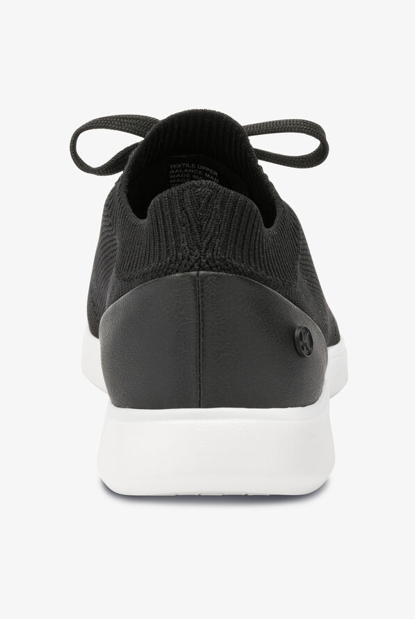 Klogs Women's Hadley Lace Up Nursing Shoes - Black/White - 5