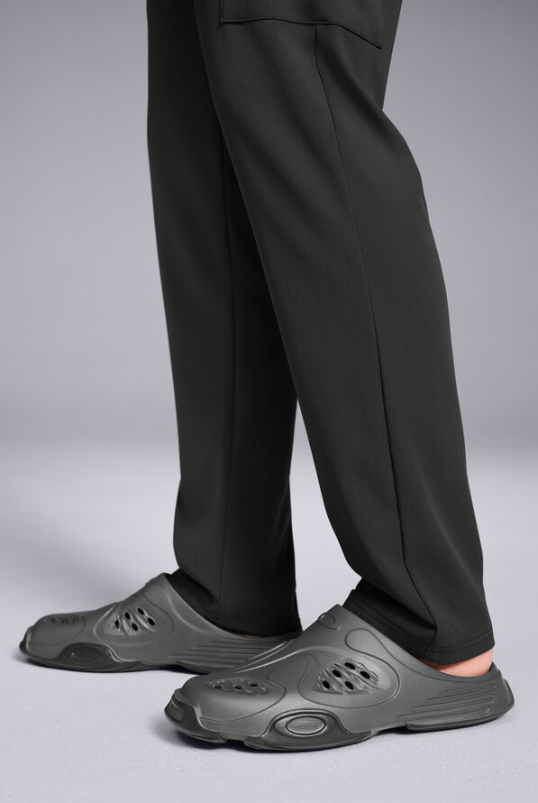 Pantal&oacute;n m&eacute;dico Hypothesis S-R Shift Ready estilo cargo con piernas rectas y 8 bolsillos para hombre - Jet Black - 5