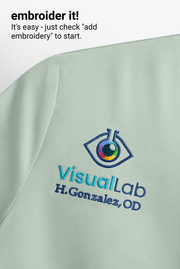 Blusa m&eacute;dica Koi Next Gen Hustle and Hear con cuello en V y 3 bolsillos para mujer - Sage - 5