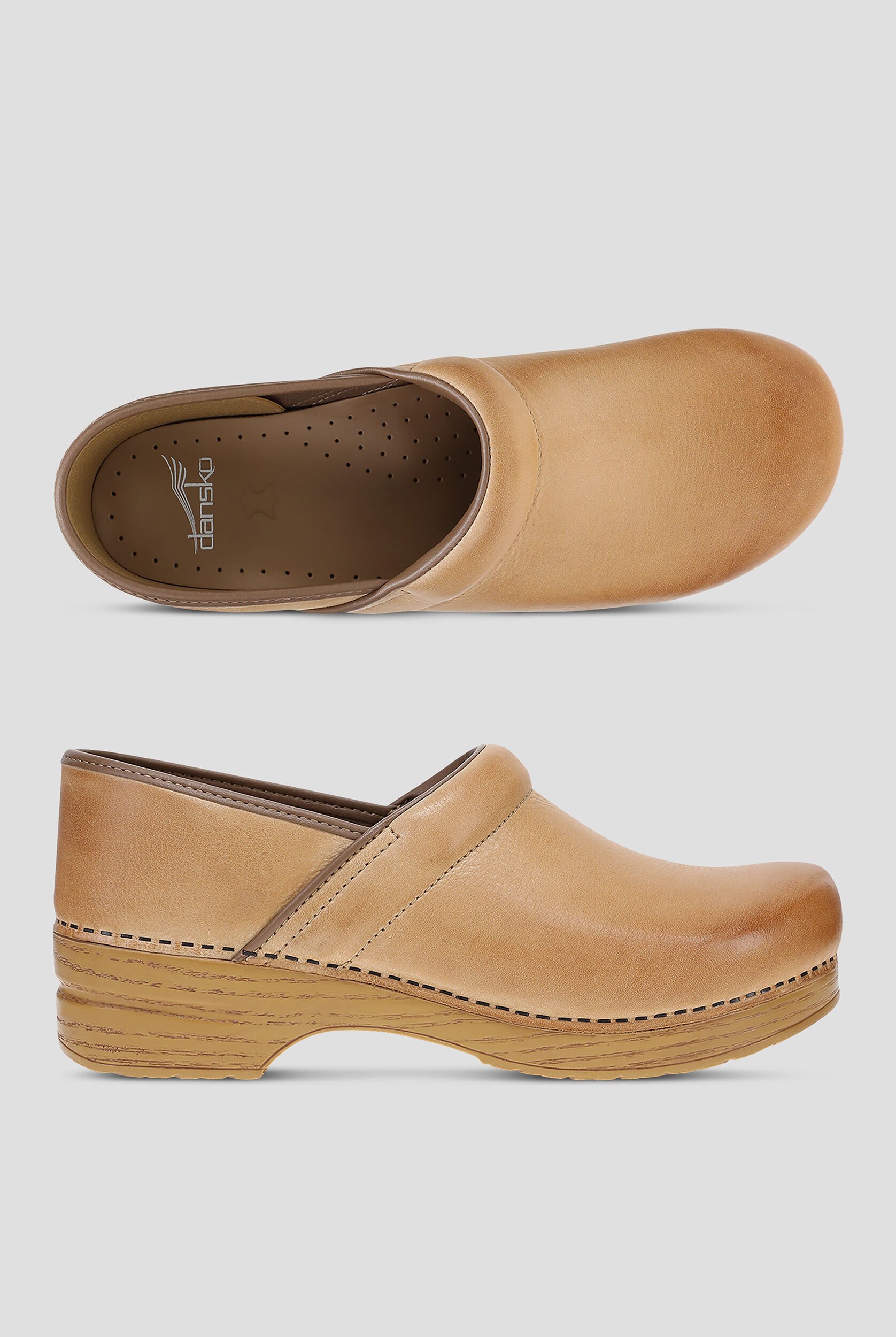靴 dansko Professional Sand 40 Professional Sand Milled Burnished Heritage – Dansko