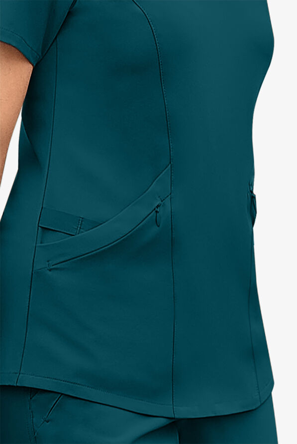 WonderWink Renew Women's 4Pocket STRETCH Scrub Top, Stretch Scrubs