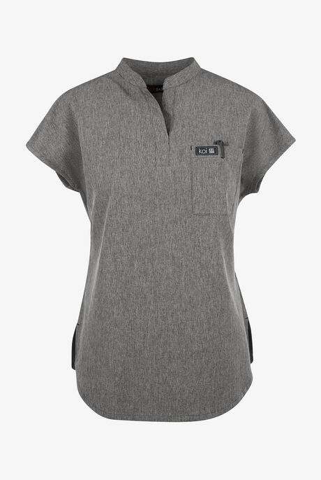 koi Basics Ari Women's 1-Pocket STRETCH Dolman Sleeve Mandarin Collar Scrub Top