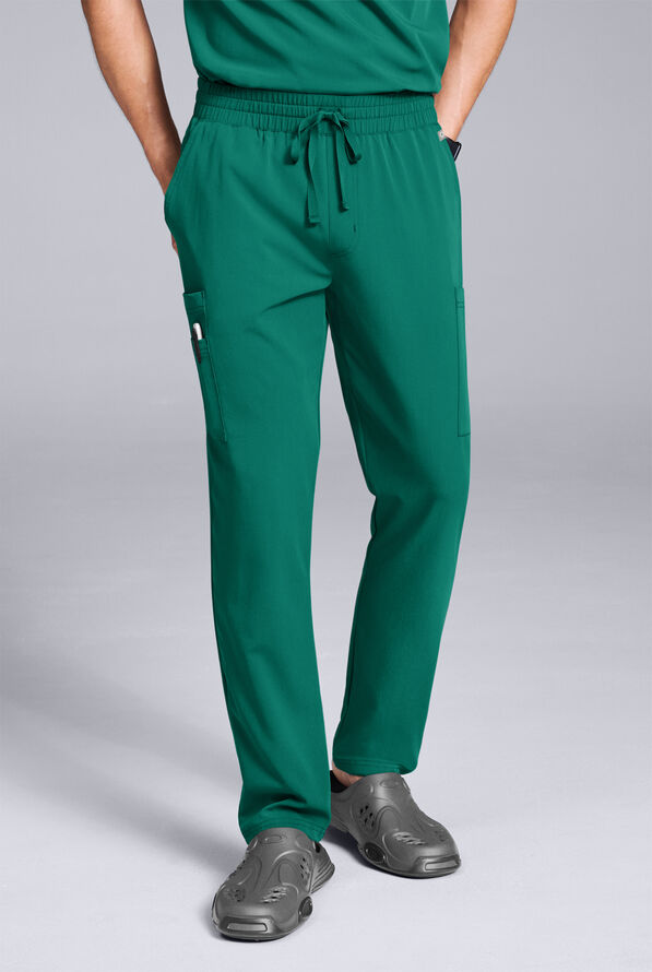 Pantalón médico Hypothesis S-R Shift Ready estilo cargo con piernas rectas y 8 bolsillos para hombre - Hunter - 1