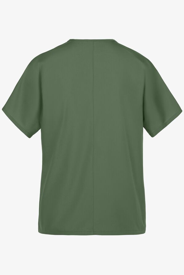 Cherokee Workwear Unisex 1-Pocket V-Neck Scrub Top - Olive - 2