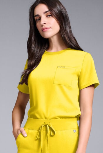 Hypothesis Women's Base Crew-Neck Tuck-In Scrub Top