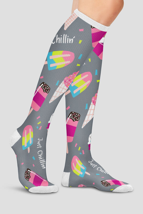 Cherokee Just Chillin' Women's 10-15 mmHg Light Compression Socks - null - 2